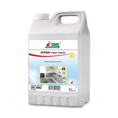 Détergent désinfectant Bactéricide Virucide - APESIN CLEAN BACTO - Bidon de 5L