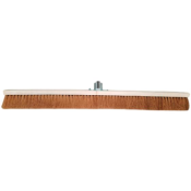 Balai coco 100 cm - Monture bois - douille métal inclinée