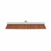 Balai coco 60 cm - Support plastique recycl - Douille incline