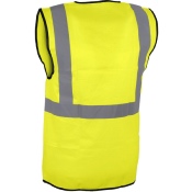 Gilet haute visibilité avec bandes rétro-réfléchissantes (Taille S à 3XL)