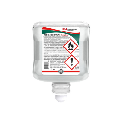 Mousse hydroalcoolique Instant Foam Complete - Carton de 6 recharges 1l