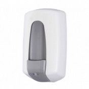 Distributeur de gel hydroalcoolique et savon vrac - ABS Blanc - 900ml