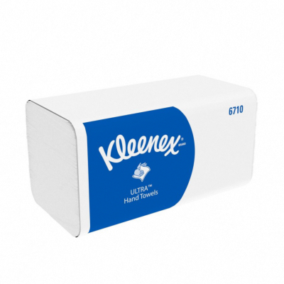 Essuie-mains 3 plis - Ouate mixte Blanc - KLEENEX - Colis de 1440 feuilles