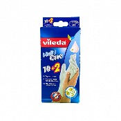 Gants latex multi care non poudré - Vileda - Boîte de 10+2