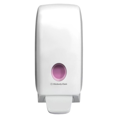 Distributeur savon mousse Blanc AQUARIUS pour recharge 1l