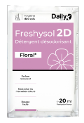Détergent désodorisant FRESHYSOL 2D - Dosette 20ml - Carton de 250