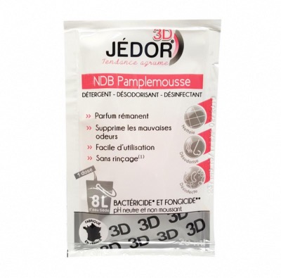 Dosettes Jedor 3D détergent sans rinçage 20ml - Carton de 250