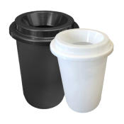 Poubelle DONUTS avec couvercle 50L