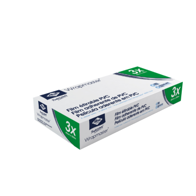 Rouleau film alimentaire 45 cm x 300 m WRAPMASTER 4500 et DUO - Carton de 3 rouleaux