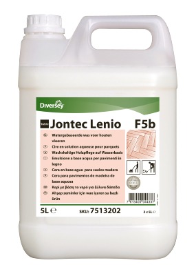 Cire en solution aqueuse pour sols en bois - TASKI JONTEC LENIO - Bidon 5l 