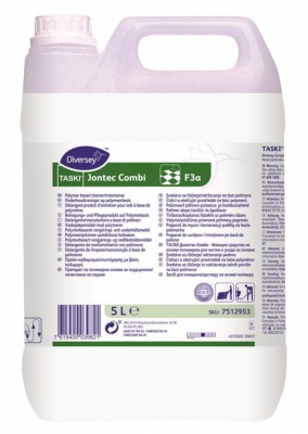 Détergent à base de polymères pour sols durs - TASKI Jontec Combi - Bidon 5l 