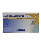 Gant vinyle micro poudré AQL 1,5 - Boîte de 100 (S à XL)