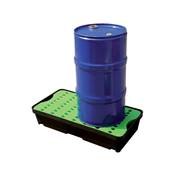 Bac de rétention 45L avec caillebotis pour bidons