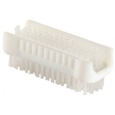 Brosse à ongles double face - Blanc