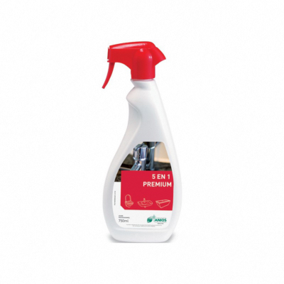 Nettoyant sanitaires détartrant désinfectant 5 en 1 PREMIUM - Spray 750 ml