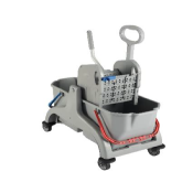 Chariot double seaux 2 X 18L avec presse à plat