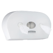 Distributeur Papier Hygiénique à dévidage central Blanc - AQUARIUS MINI