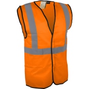 Gilet haute visibilité avec bandes rétro-réfléchissantes (Taille S à 3XL)