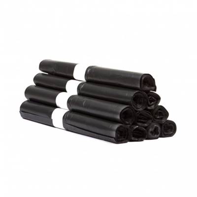 Sac Poubelle 160L Noir - Maxi et renforcé 75 microns - Carton de 100 Sacs