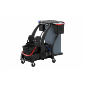 Chariot de lavage et ménage BLACK avec presse à mâchoires 5400/B