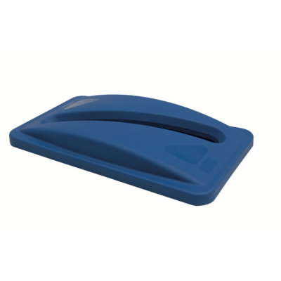 Couvercle de recyclage pour papier - Bleu -  SLIM JIM 
