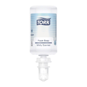 Savon mousse doux TORK PREMIUM S4 - Carton de 6 recharges 1l
