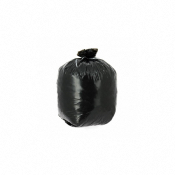 Sac Poubelle 100L Noir - 35 microns - Carton de 200 Sacs