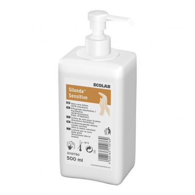 Crème protectrice mains SILONDA SENSITIVE - Flacon pompe de 500ml