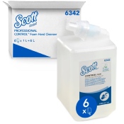 Mousse lavante Usages Fréquents Ecolabel - Carton de 6 recharges 1l