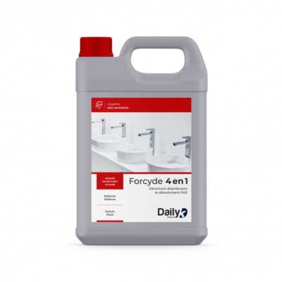 Nettoyant désinfectant sanitaire FORCYDE 4 EN 1- Daily K - Bidon 5l