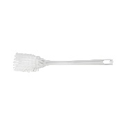 Brosse WC coudée - Monture blanche ou autre couleur