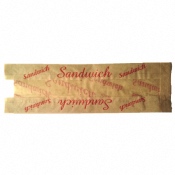 Sachet sandwich en papier kraft 100% pure cellulose - Carton de 1000