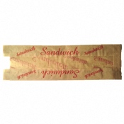 Sachet sandwich en papier kraft 100% pure cellulose - Carton de 1000