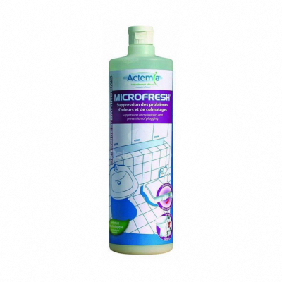 Traitement anti odeurs pour sanitaires - MICROFRESH - Bidon 1L