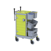 Chariot sécurisé avec seaux de pré-imprégnation NANO COMPACT