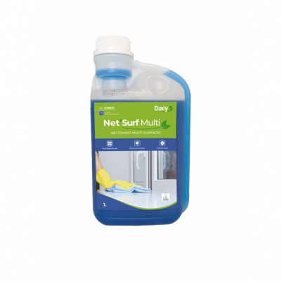 Nettoyant multi-surfaces Ecolabel NET'SURF - Daily K - Bidon doseur 1l