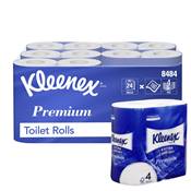 Papier Hygiénique 4 plis - 160 feuilles - KLEENEX LUXE PREMIUM - Colis 24 petits rouleaux