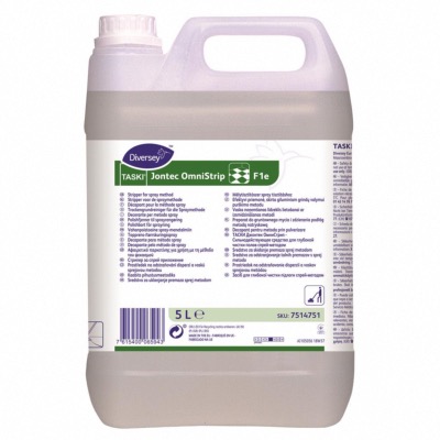Détergent puissant et décapant par la méthode spray - TASKI JONTEC OMNISTRIP - Bidon 5l 