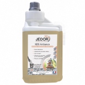 Détergent surodorant bactéricide sans rinçage - 3D premium JEDOR - Bidon doseur de 1L - Carton de 6 