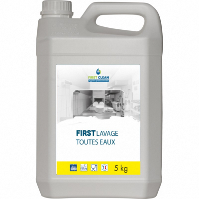 Lavage toutes eaux pour machine - First Clean - Bidon 5l