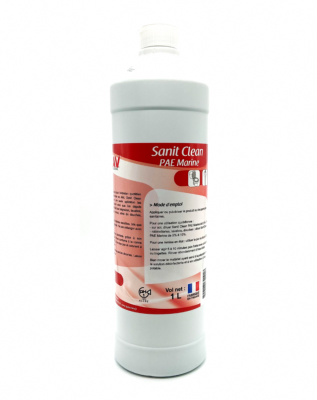 Détartrant désinfectant sanitaires - SANIT CLEAN Marine - Bidon 1L