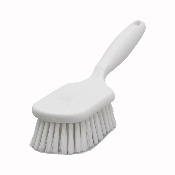 Brosse polyester mi-dur à manche - Gamme alimentaire - Monture 25cm