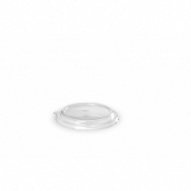 Couvercle en pet transparent diamètre 150 mm pour pot rond 750 ml - Carton de 300