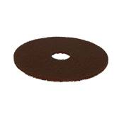 Disque abrasif marron - Dcapage  sec et remise en tat des sols - Diamtre 406mm