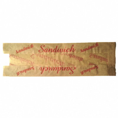 Sachet sandwich en papier kraft 100% pure cellulose - Carton de 1000