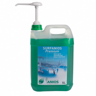 Détergent désinfectant sols et surfaces concentré -  SURFANIOS PREMIUM - Bidon 5l