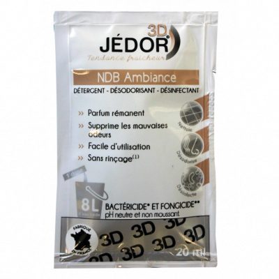 Dosettes Jedor 3D détergent sans rinçage 20ml - Carton de 250