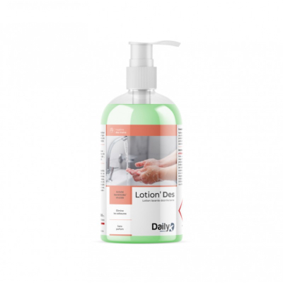Crème lavante mains désinfectante - Daily K - Flacon à pompe 500ml