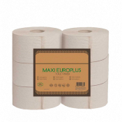 Papier Hyginique Rouleaux 240 m papier recycl Havana - 2 plis gaufr - Maxi Jumbo - Colis 6 rouleaux