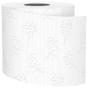 Papier hygiénique 3 plis Pure Ouate blanc - Satino Prestige - Colis de 72 petits rouleaux
